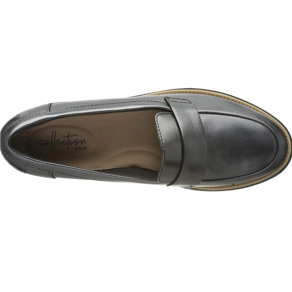 Clarks women’s Sharon Gracie wedge loafer - Picture 3 of 9